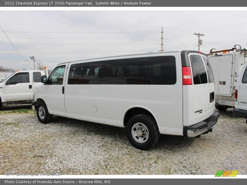 Summit White / Medium Pewter 2012 Chevrolet Express LT 3500 Passenger Van