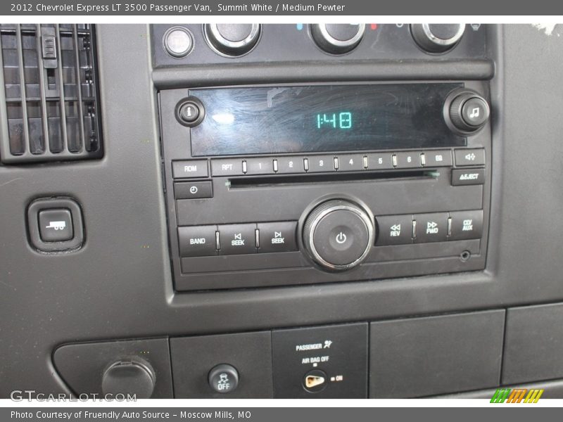Summit White / Medium Pewter 2012 Chevrolet Express LT 3500 Passenger Van