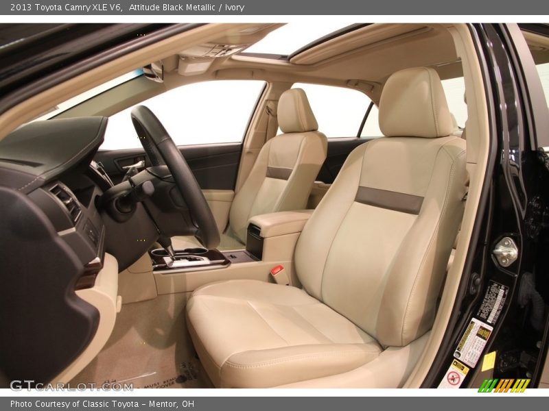 Attitude Black Metallic / Ivory 2013 Toyota Camry XLE V6