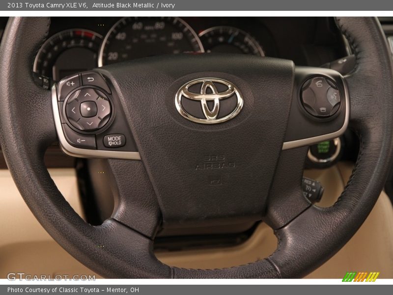 Attitude Black Metallic / Ivory 2013 Toyota Camry XLE V6