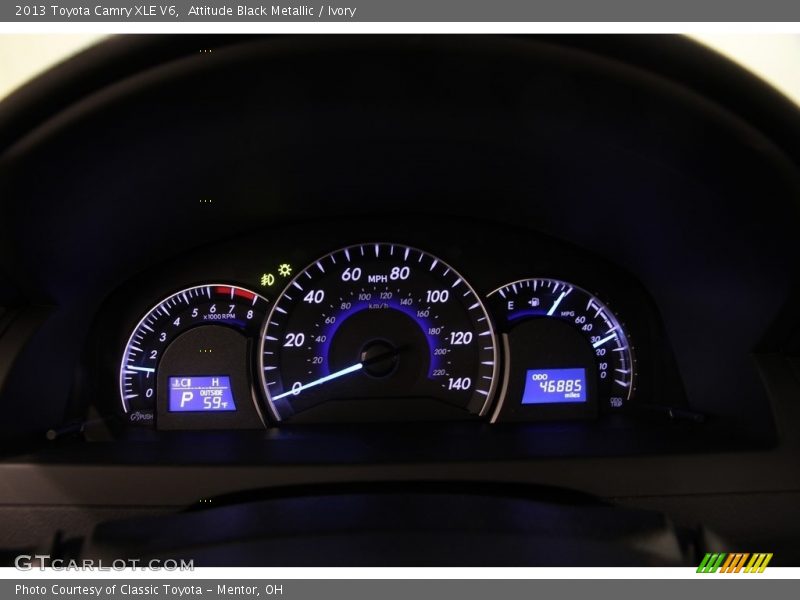 Attitude Black Metallic / Ivory 2013 Toyota Camry XLE V6