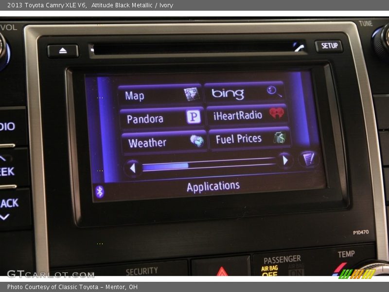 Attitude Black Metallic / Ivory 2013 Toyota Camry XLE V6