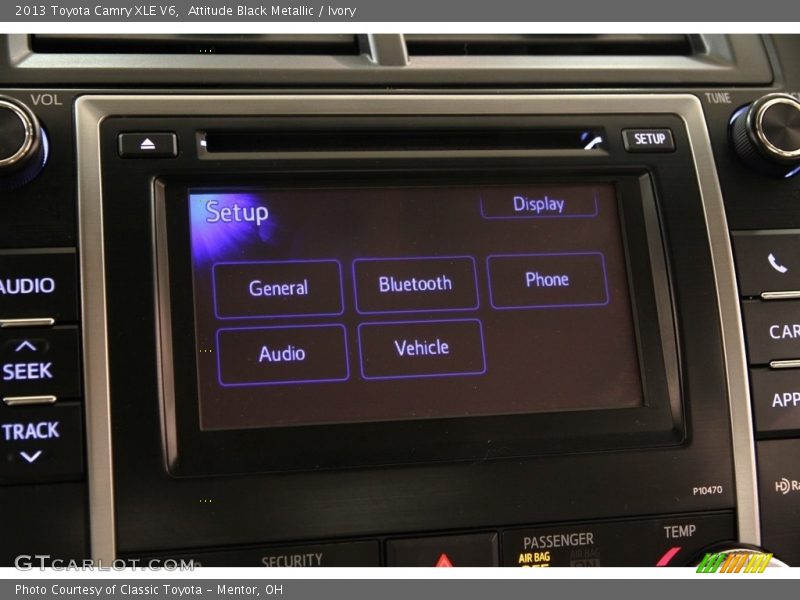 Attitude Black Metallic / Ivory 2013 Toyota Camry XLE V6