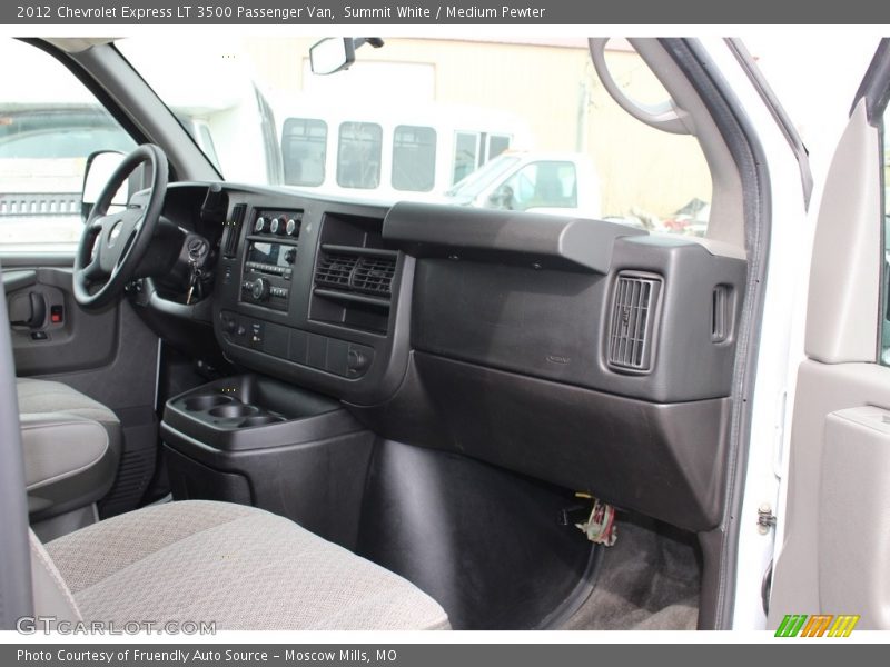 Summit White / Medium Pewter 2012 Chevrolet Express LT 3500 Passenger Van
