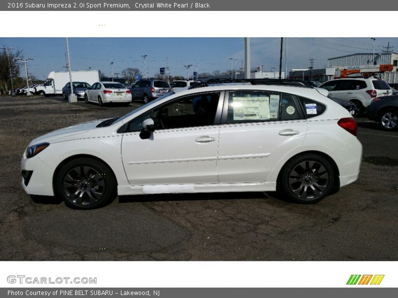 Crystal White Pearl / Black 2016 Subaru Impreza 2.0i Sport Premium