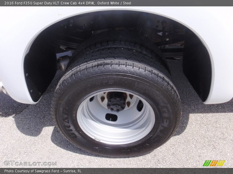 Oxford White / Steel 2016 Ford F350 Super Duty XLT Crew Cab 4x4 DRW