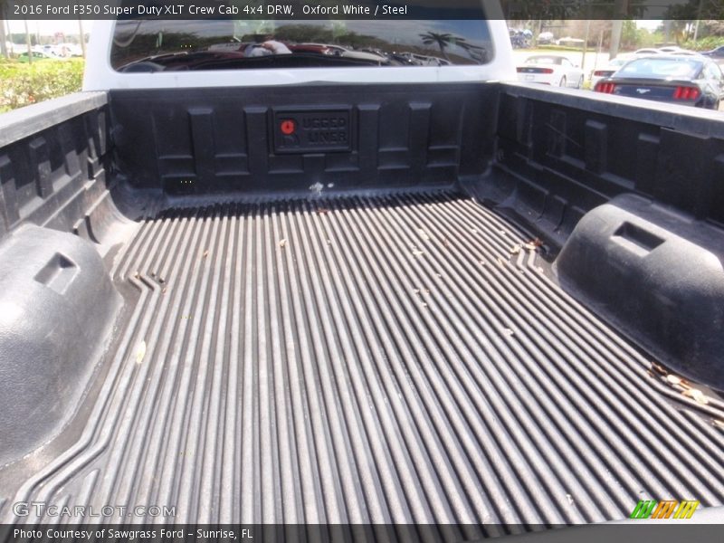 Oxford White / Steel 2016 Ford F350 Super Duty XLT Crew Cab 4x4 DRW