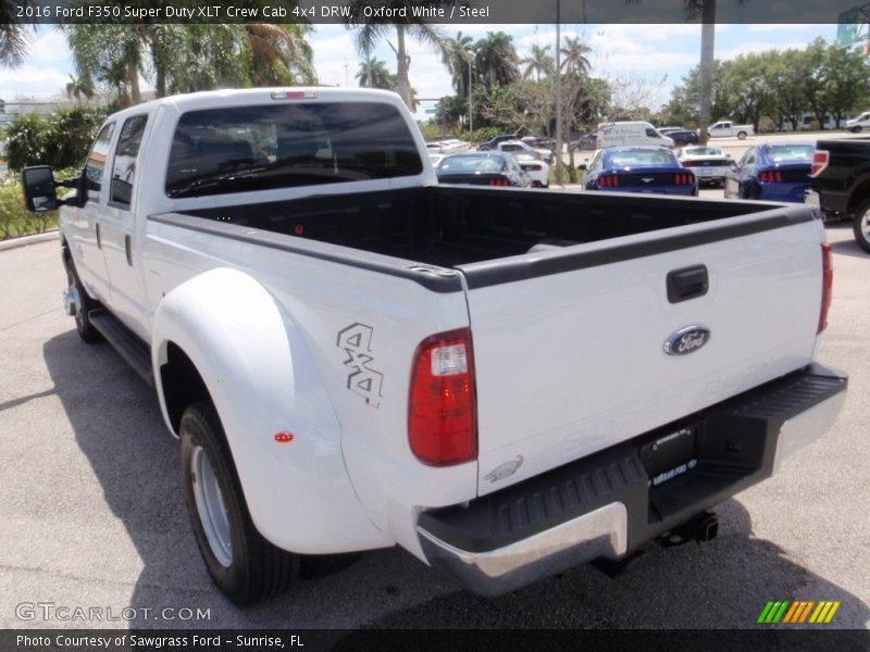 Oxford White / Steel 2016 Ford F350 Super Duty XLT Crew Cab 4x4 DRW