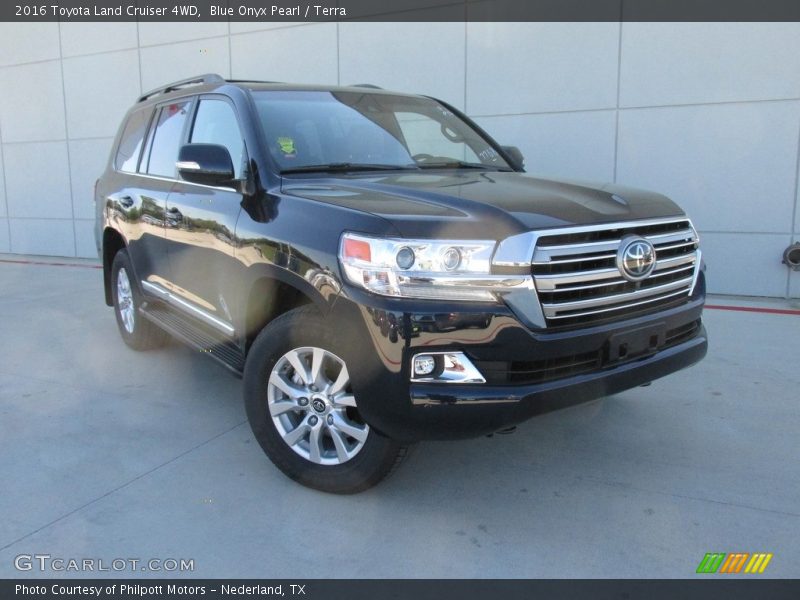 Blue Onyx Pearl / Terra 2016 Toyota Land Cruiser 4WD