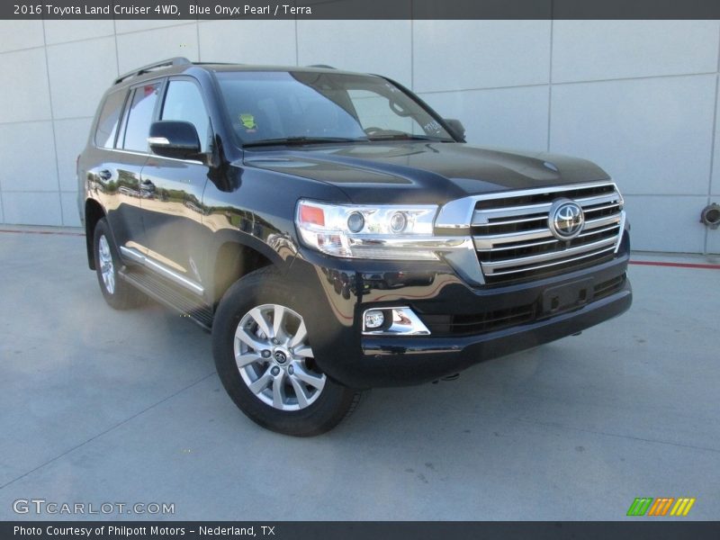 Blue Onyx Pearl / Terra 2016 Toyota Land Cruiser 4WD