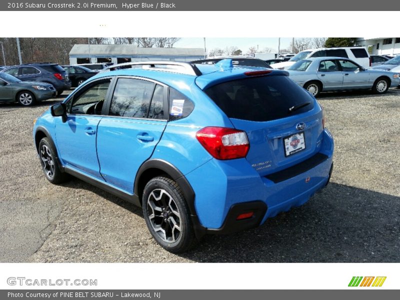 Hyper Blue / Black 2016 Subaru Crosstrek 2.0i Premium