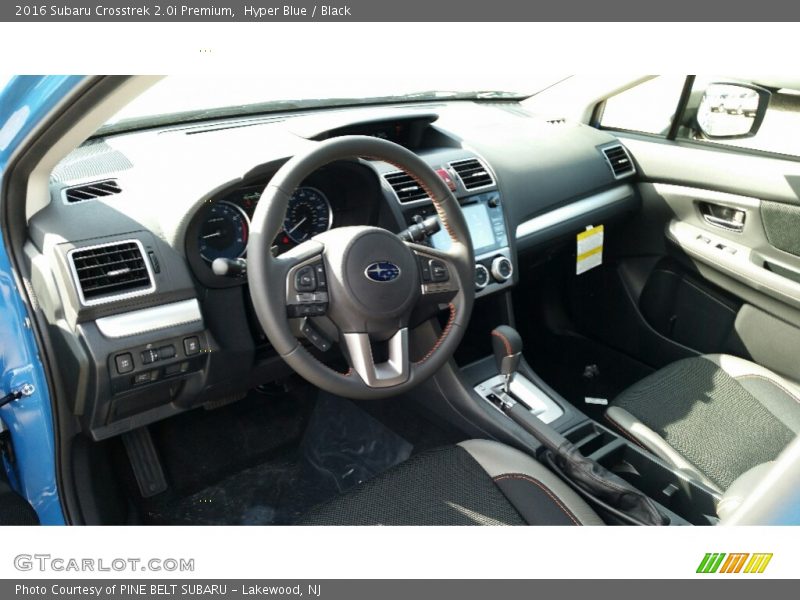 Hyper Blue / Black 2016 Subaru Crosstrek 2.0i Premium