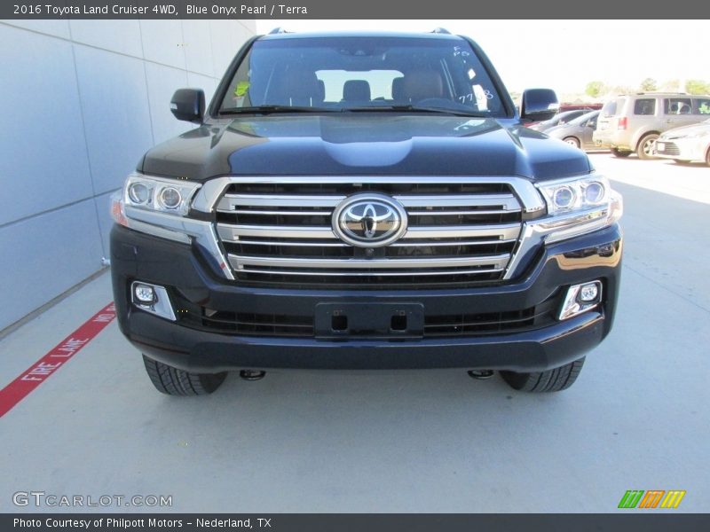 Blue Onyx Pearl / Terra 2016 Toyota Land Cruiser 4WD