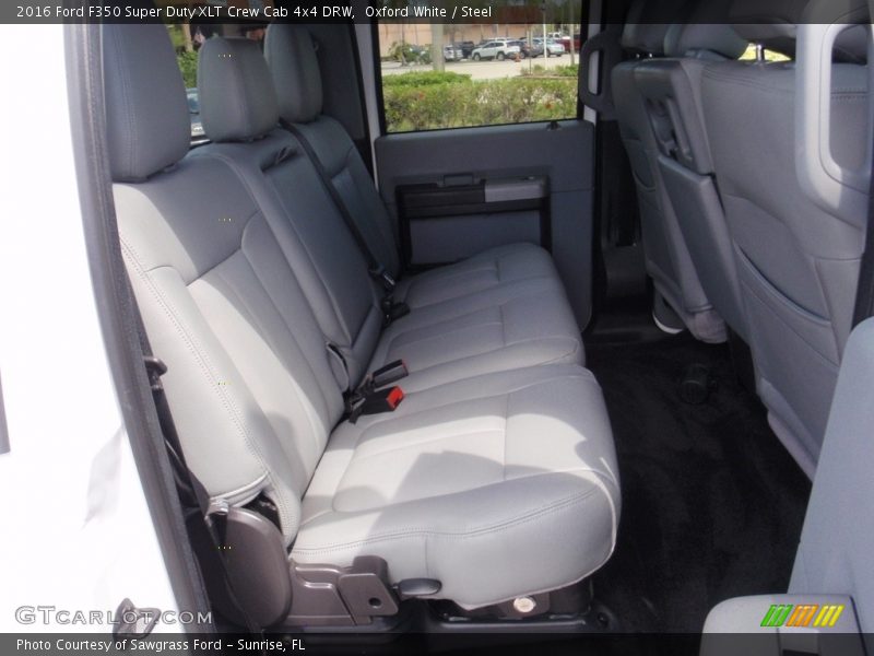Oxford White / Steel 2016 Ford F350 Super Duty XLT Crew Cab 4x4 DRW