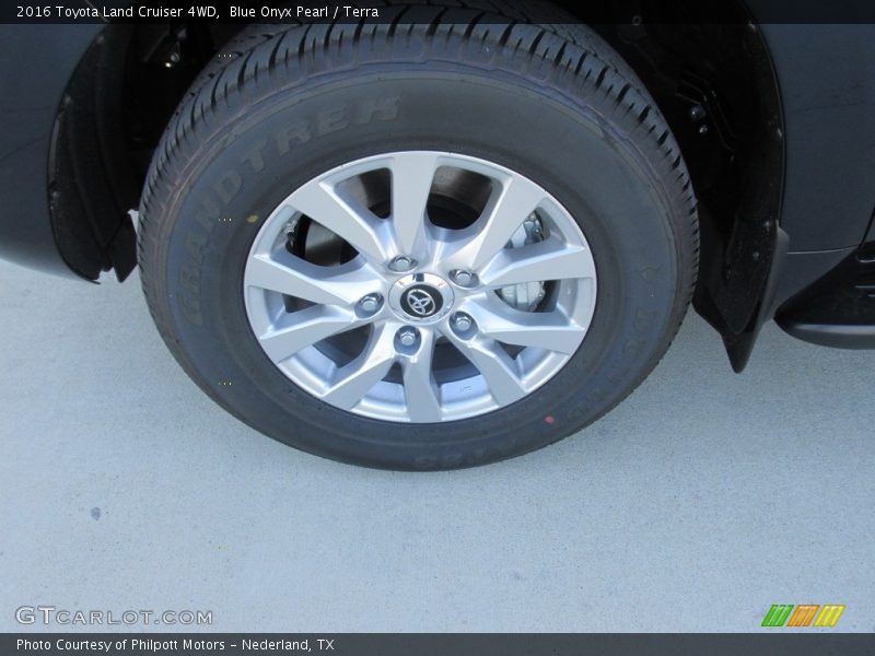 Blue Onyx Pearl / Terra 2016 Toyota Land Cruiser 4WD