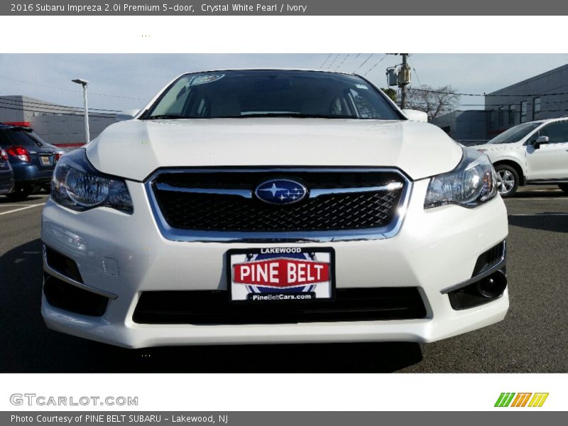 Crystal White Pearl / Ivory 2016 Subaru Impreza 2.0i Premium 5-door