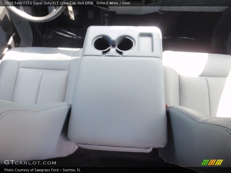 Oxford White / Steel 2016 Ford F350 Super Duty XLT Crew Cab 4x4 DRW