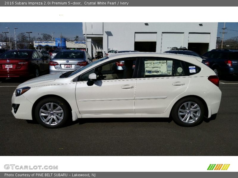 Crystal White Pearl / Ivory 2016 Subaru Impreza 2.0i Premium 5-door