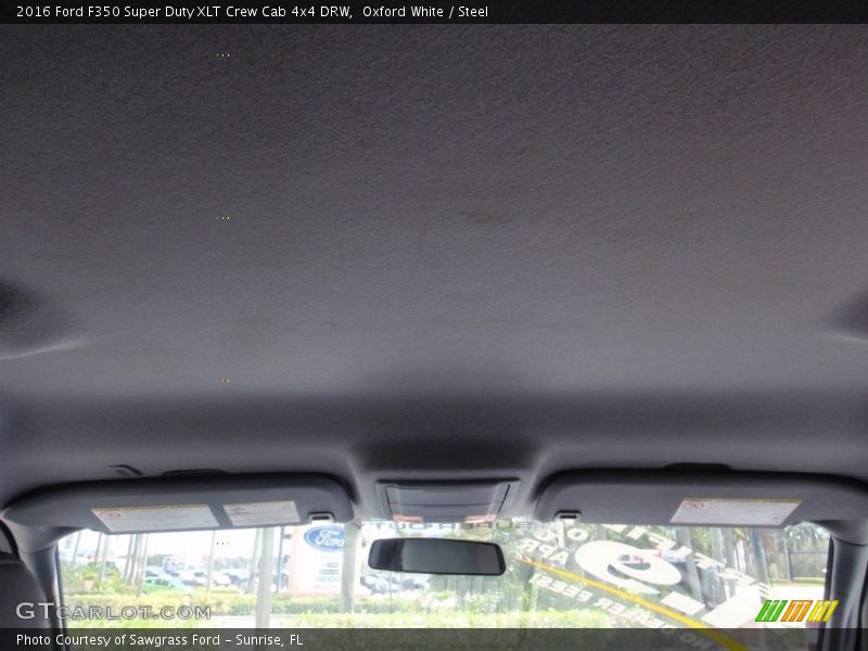 Oxford White / Steel 2016 Ford F350 Super Duty XLT Crew Cab 4x4 DRW