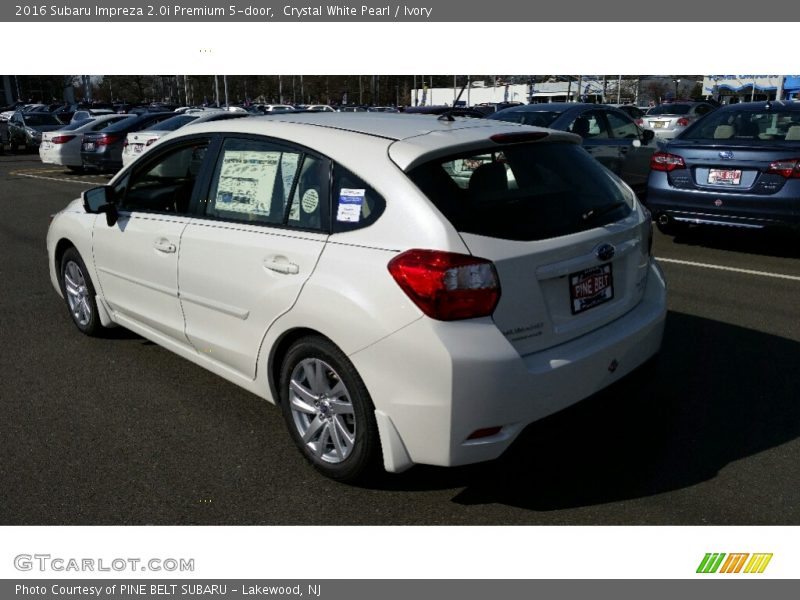 Crystal White Pearl / Ivory 2016 Subaru Impreza 2.0i Premium 5-door