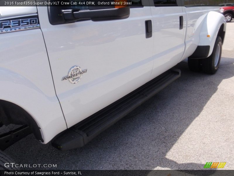 Oxford White / Steel 2016 Ford F350 Super Duty XLT Crew Cab 4x4 DRW