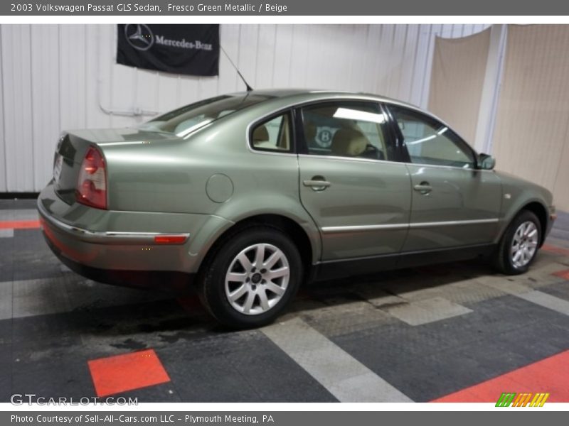 Fresco Green Metallic / Beige 2003 Volkswagen Passat GLS Sedan