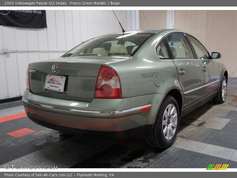 Fresco Green Metallic / Beige 2003 Volkswagen Passat GLS Sedan