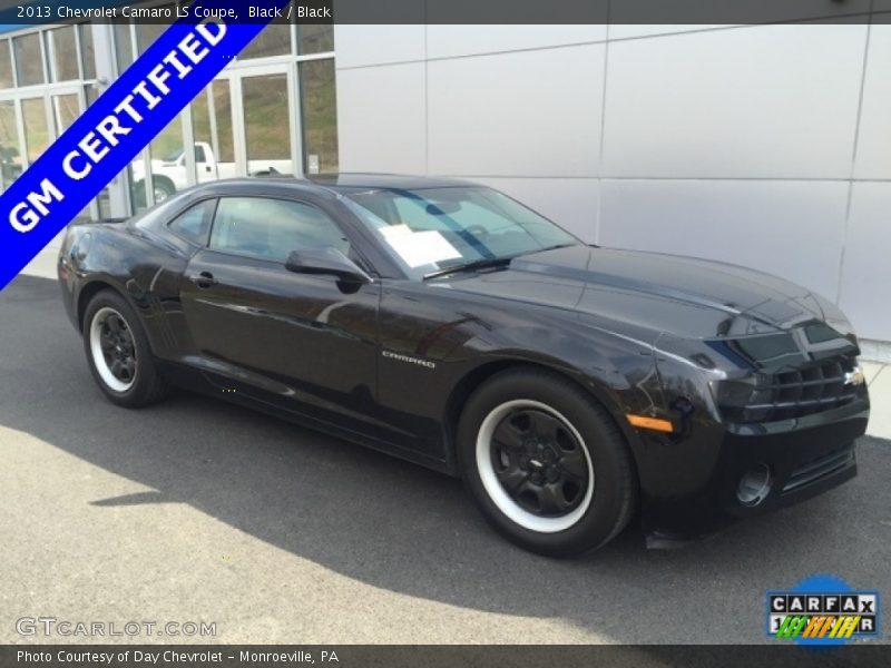 Black / Black 2013 Chevrolet Camaro LS Coupe