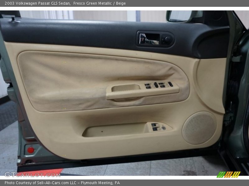 Fresco Green Metallic / Beige 2003 Volkswagen Passat GLS Sedan