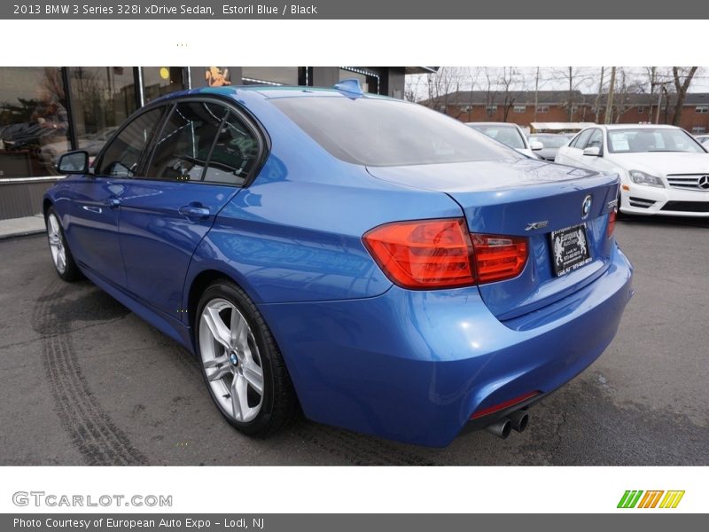 Estoril Blue / Black 2013 BMW 3 Series 328i xDrive Sedan