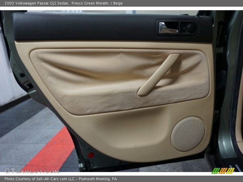 Fresco Green Metallic / Beige 2003 Volkswagen Passat GLS Sedan