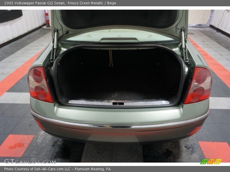 Fresco Green Metallic / Beige 2003 Volkswagen Passat GLS Sedan