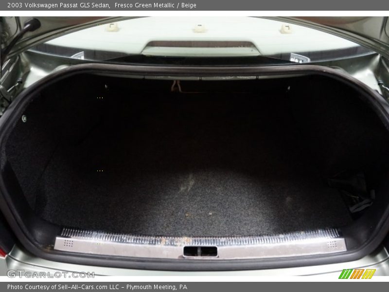 Fresco Green Metallic / Beige 2003 Volkswagen Passat GLS Sedan