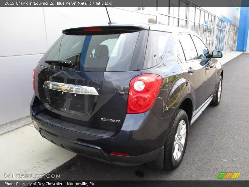Blue Velvet Metallic / Jet Black 2015 Chevrolet Equinox LS