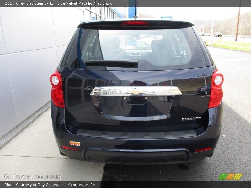 Blue Velvet Metallic / Jet Black 2015 Chevrolet Equinox LS