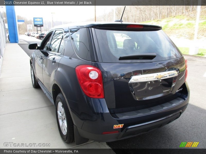 Blue Velvet Metallic / Jet Black 2015 Chevrolet Equinox LS