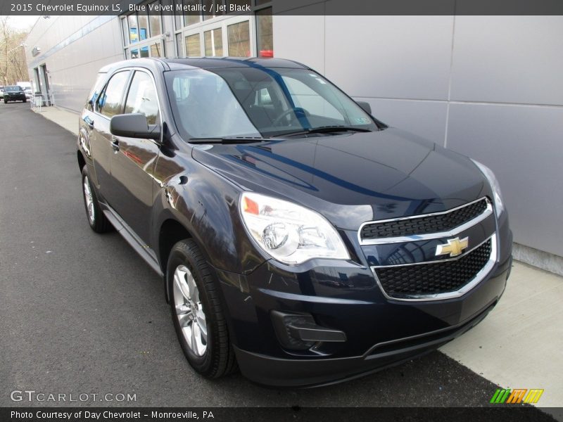 Blue Velvet Metallic / Jet Black 2015 Chevrolet Equinox LS