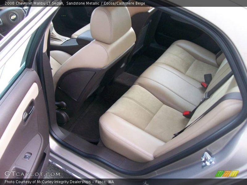 Sandstone Metallic / Cocoa/Cashmere Beige 2008 Chevrolet Malibu LT Sedan