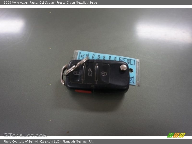 Fresco Green Metallic / Beige 2003 Volkswagen Passat GLS Sedan
