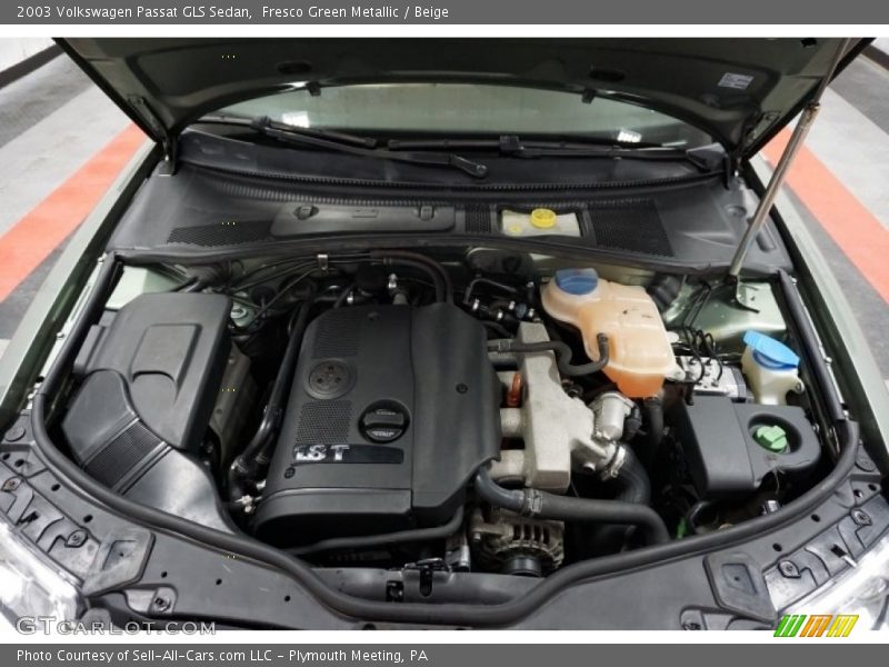 Fresco Green Metallic / Beige 2003 Volkswagen Passat GLS Sedan