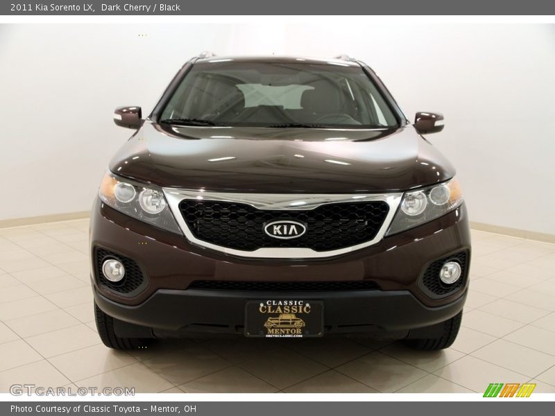 Dark Cherry / Black 2011 Kia Sorento LX