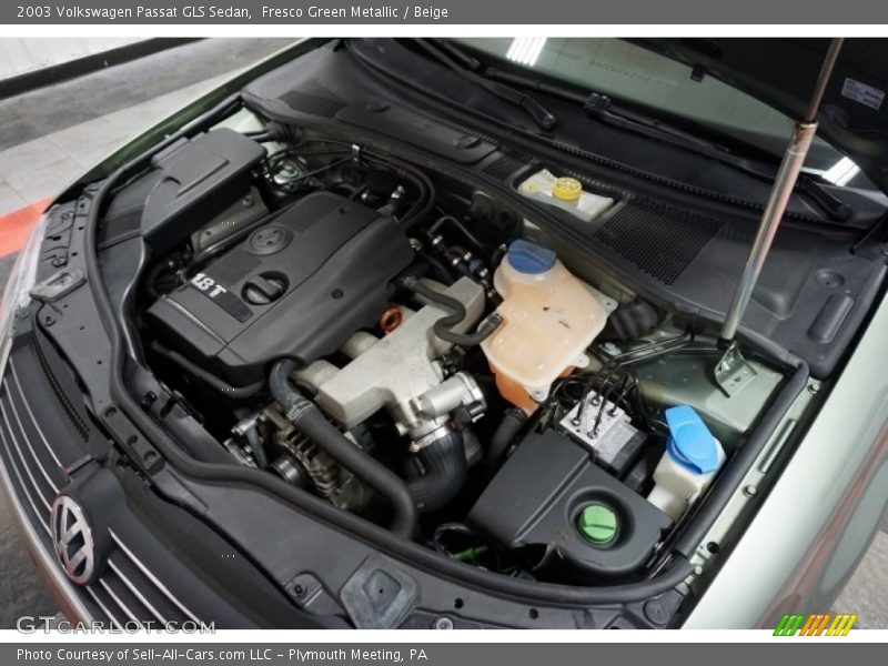 Fresco Green Metallic / Beige 2003 Volkswagen Passat GLS Sedan