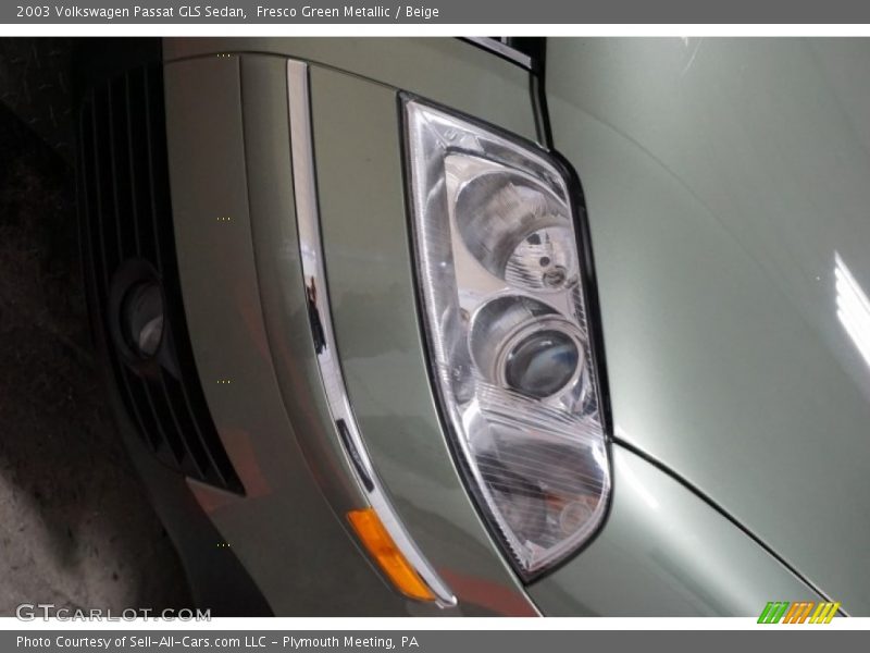 Fresco Green Metallic / Beige 2003 Volkswagen Passat GLS Sedan