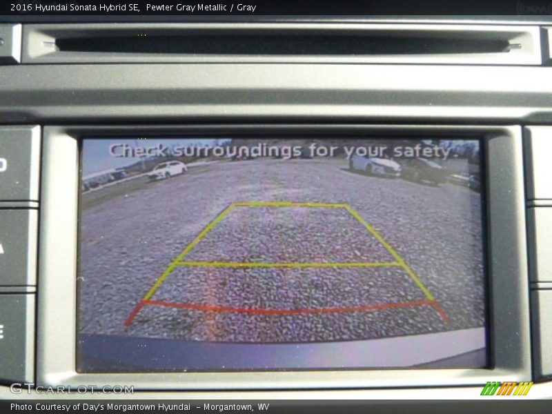 Pewter Gray Metallic / Gray 2016 Hyundai Sonata Hybrid SE