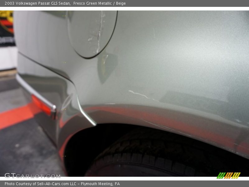 Fresco Green Metallic / Beige 2003 Volkswagen Passat GLS Sedan