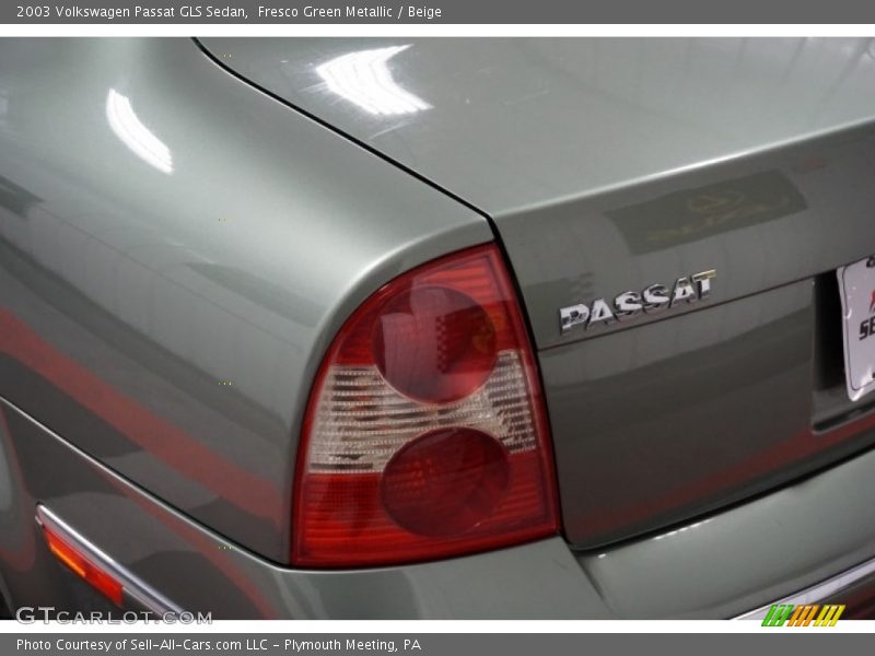 Fresco Green Metallic / Beige 2003 Volkswagen Passat GLS Sedan