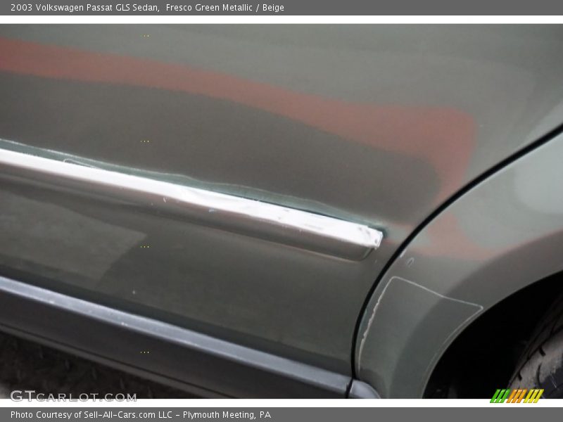 Fresco Green Metallic / Beige 2003 Volkswagen Passat GLS Sedan