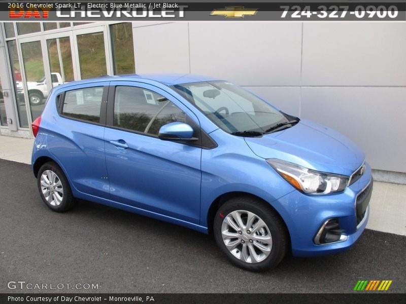 Electric Blue Metallic / Jet Black 2016 Chevrolet Spark LT