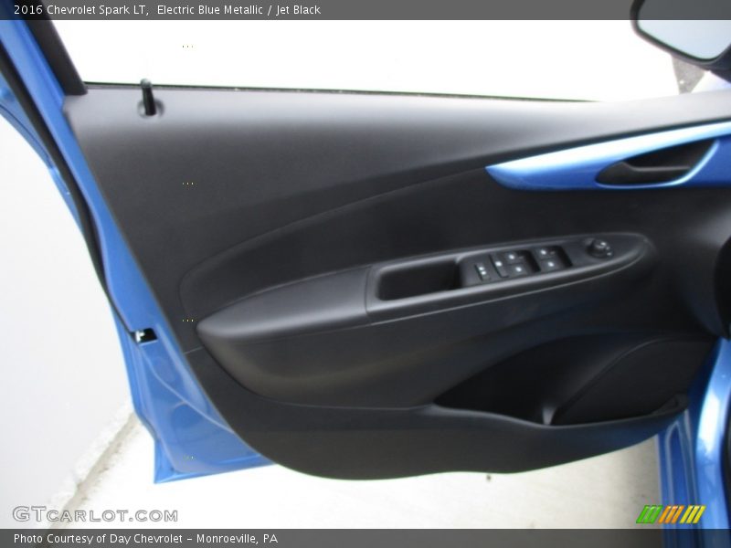 Electric Blue Metallic / Jet Black 2016 Chevrolet Spark LT