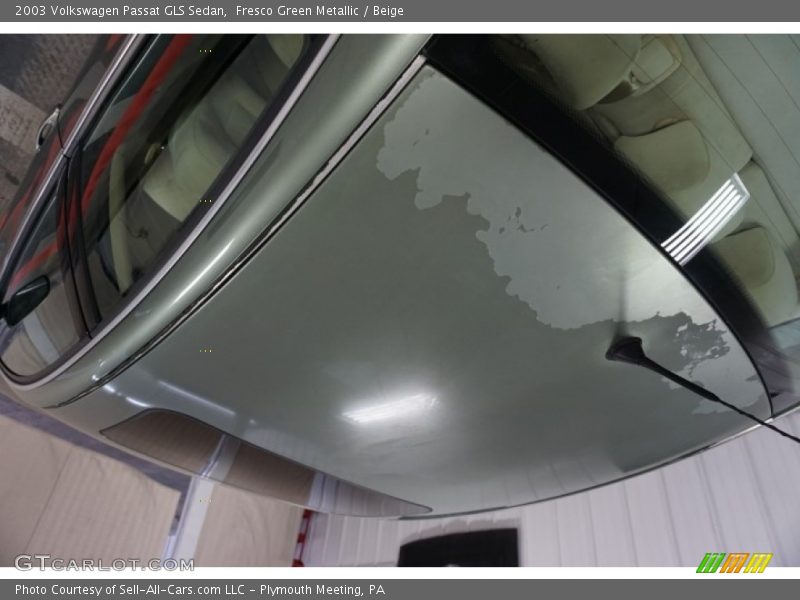 Fresco Green Metallic / Beige 2003 Volkswagen Passat GLS Sedan